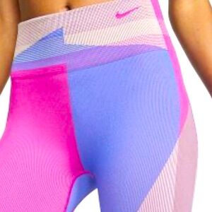 Nike Pink and Blue Bike Shorts Gradient Design